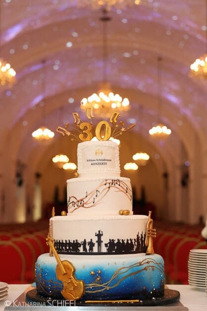 Die Jubiläumstorte: 30 Jahre Schloss Schönbrunn Konzerte