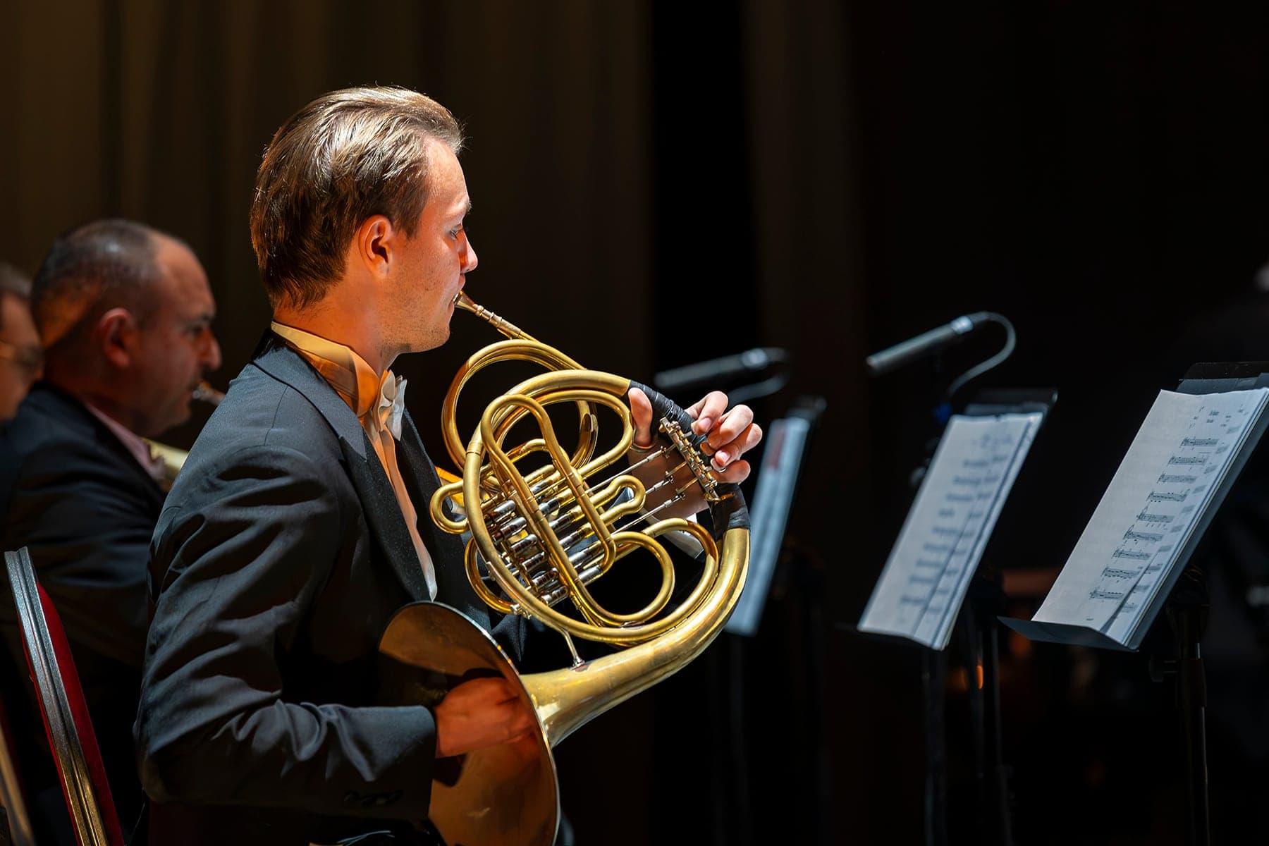 Horn player of the Schönbrunn Palace Orchestra Vienna in concert, Malta 2026