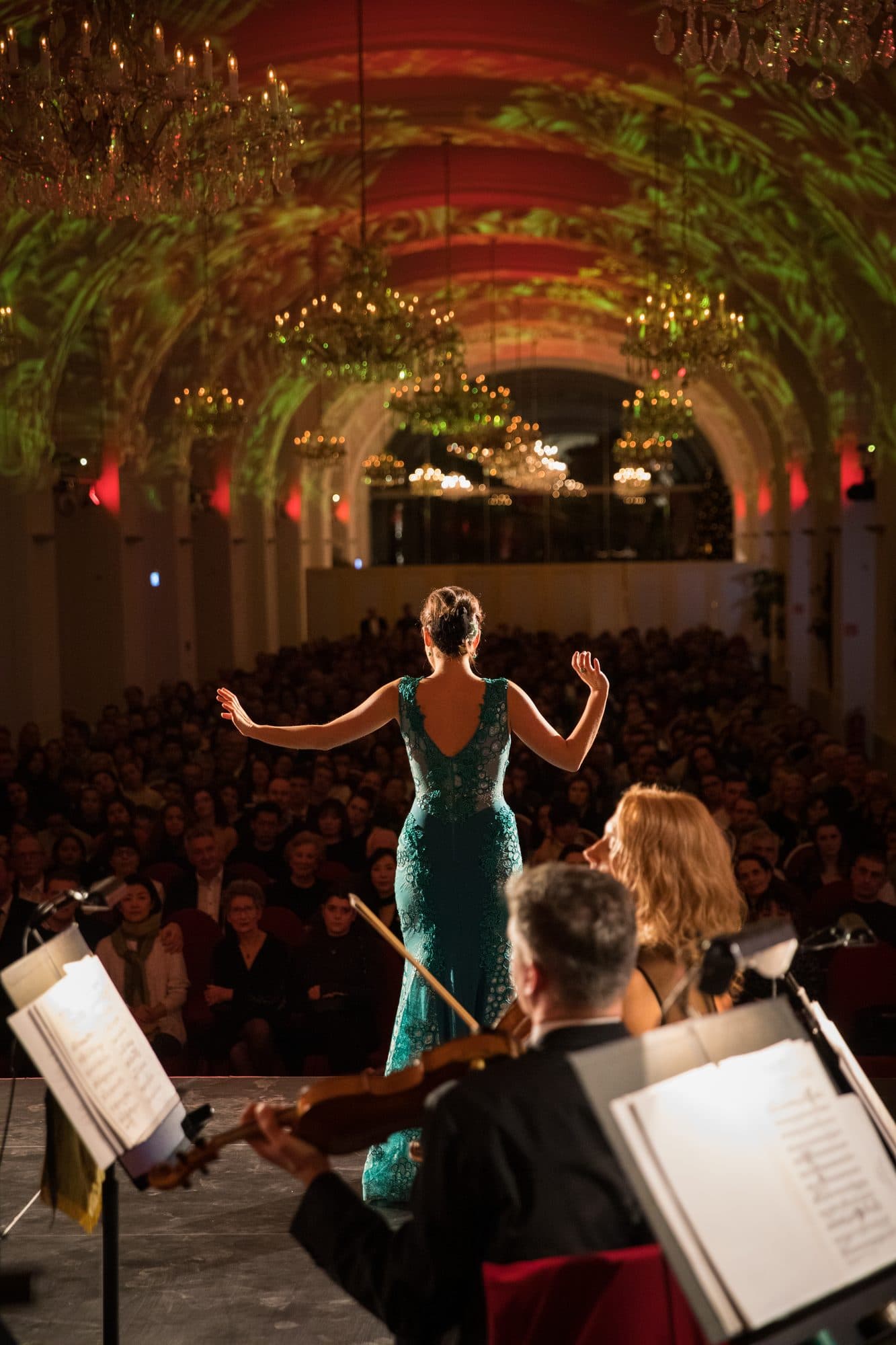 Soprano and orchestra in the Orangery