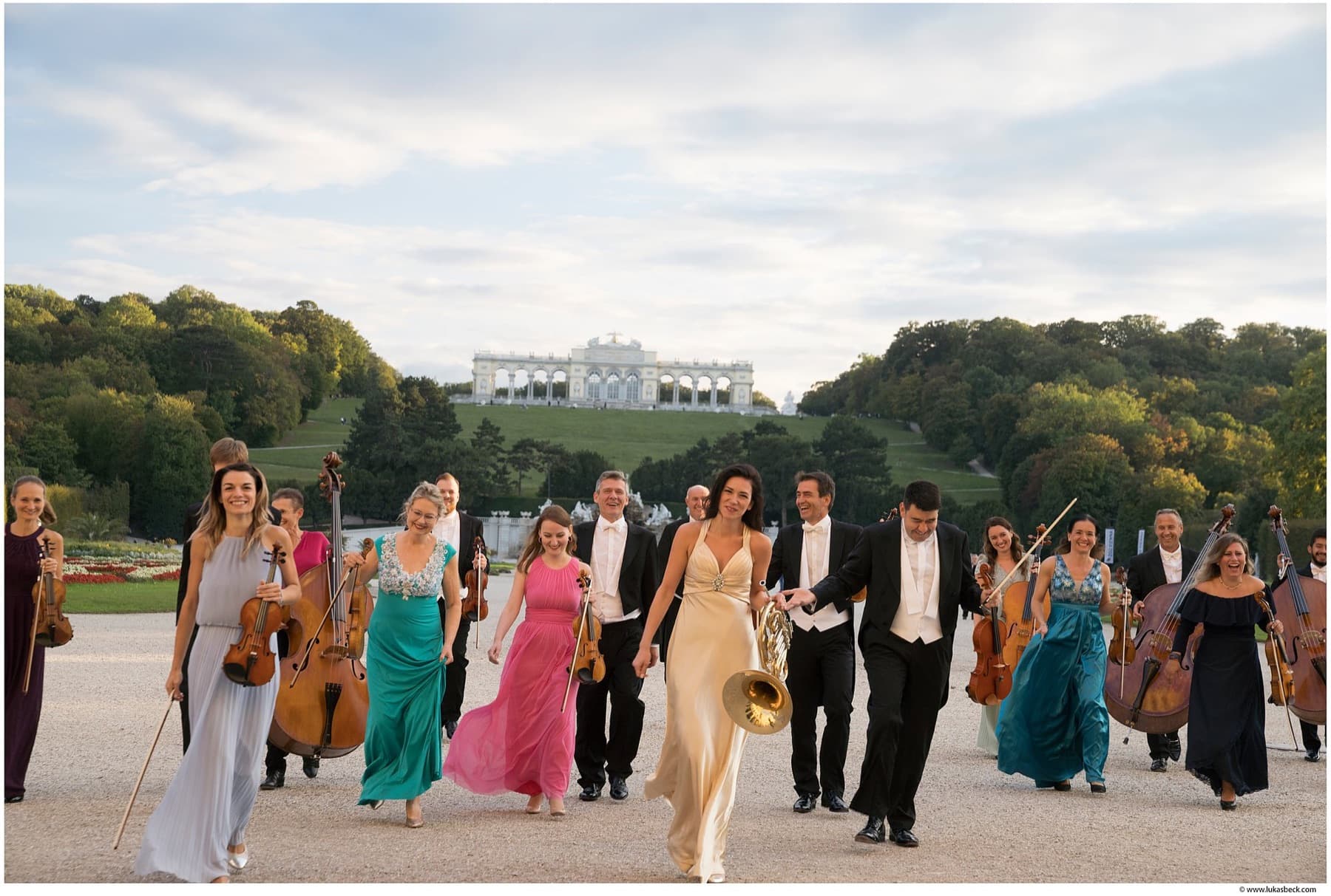 Schönbrunn Palace Orchestra Vienna in the gardens of Schönbrunn Palace